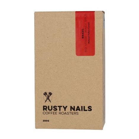 Káva Rusty Nails Brazil Wine Gold Ipanema Rio Verde 250g