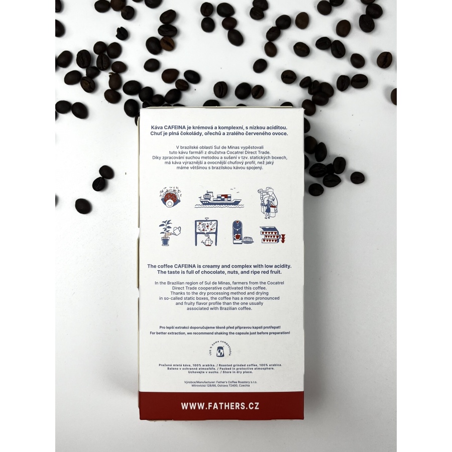 Kapsule Father's Coffee – Brazília Cafeina Natural