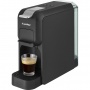 Automatické espresso s tlakom 15 barov v čiernom minimalistickom dizajne pripravuje kávu s bohatou chuťou, intenzívnou arómou a jemnou penou. Je kompatibilný s kávovými kapsulami Nespresso®, Tchibo, NESCAFÉ® Dolce Gusto® a mletou kávou.
