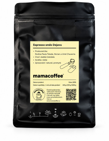 Mamacoffee Espresso zmes Dejavu 100g