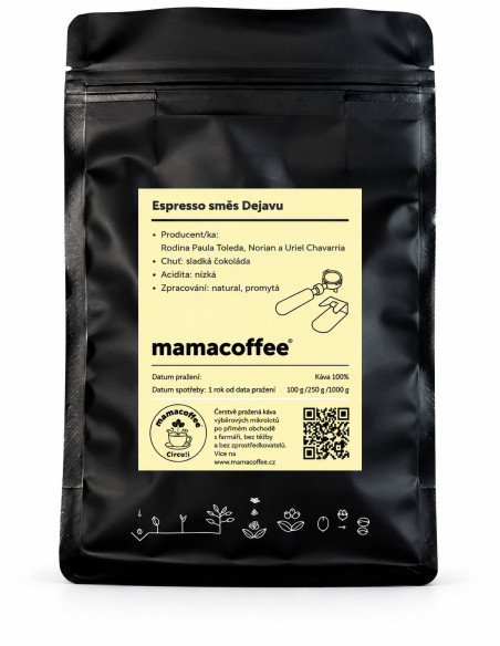 Mamacoffee Espresso zmes Dejavu 100g